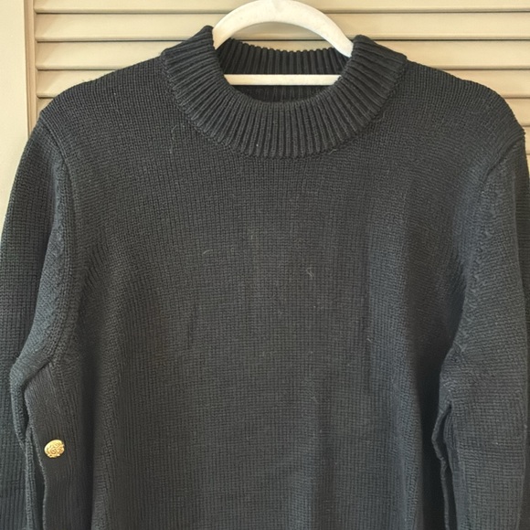 NWT Tuckernuck Black Bexley Sweater Sz M - Picture 5 of 9